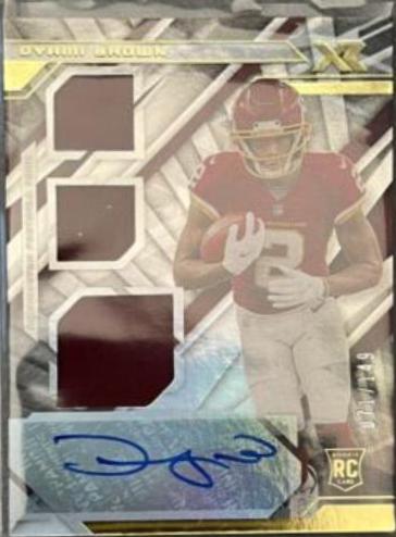 Dyami Brown [Triple Swatch Autograph] #225