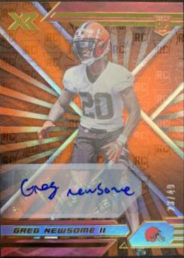 Greg Newsome II [Autograph Orange] #122
