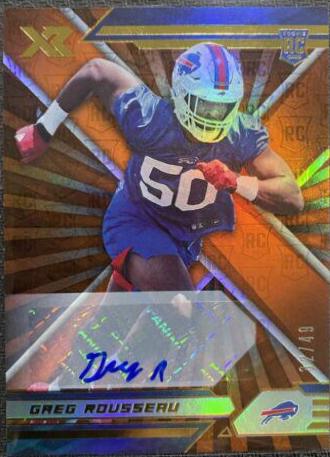 Greg Rousseau [Autograph Orange] #126