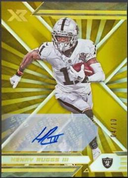 Henry Ruggs III [Autograph Gold] #59