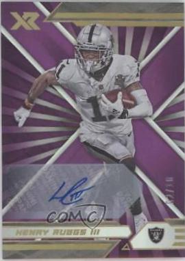 Henry Ruggs III [Autograph Purple] #59