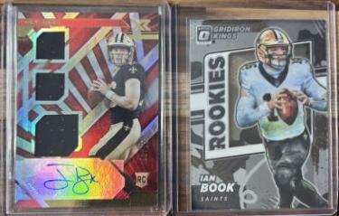 Ian Book [Triple Swatch Autograph Red] #237