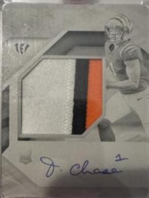 Ja'Marr Chase [Triple Swatch Autograph] #205