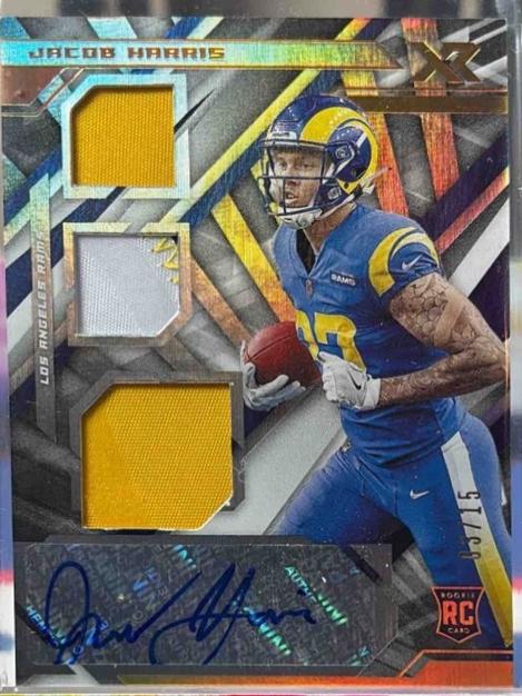 Jacob Harris [Triple Swatch Autograph White] #238