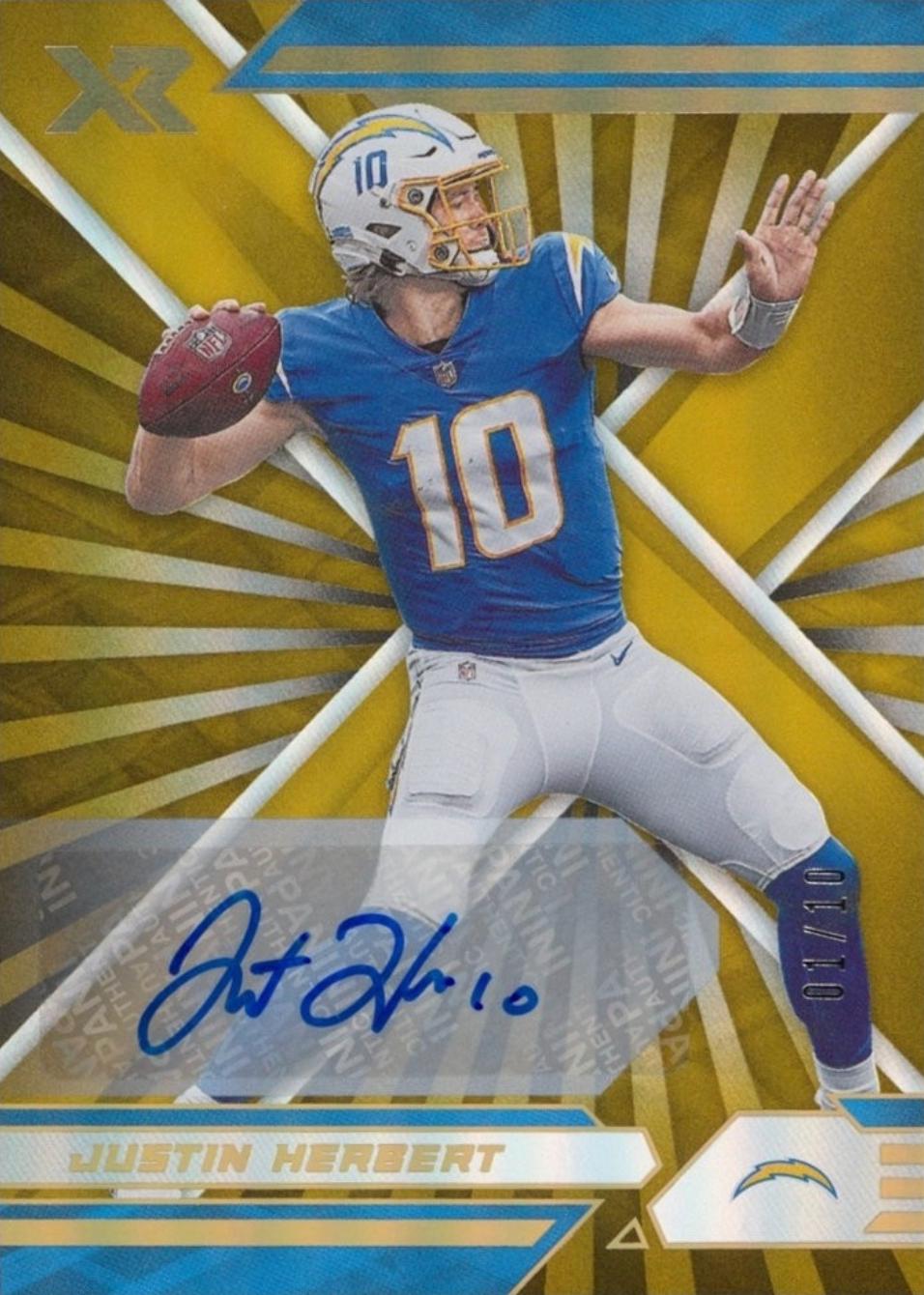 Justin Herbert [Autograph Gold] #52
