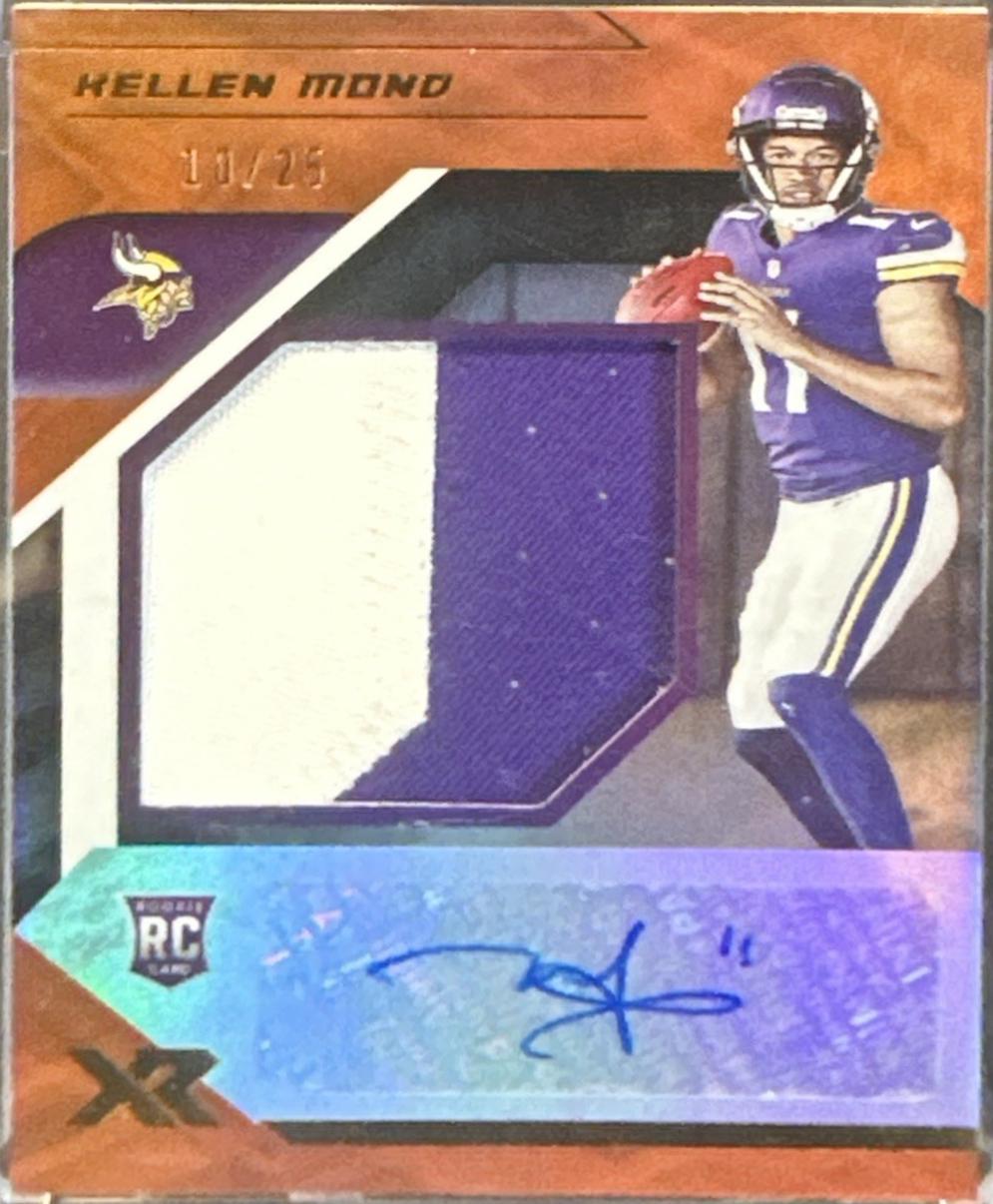 Kellen Mond [Triple Swatch Autograph Orange] #222