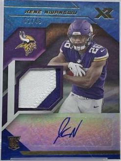 Kene Nwangwu [Triple Swatch Autograph Blue] #232