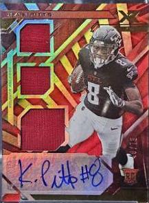 Kyle Pitts [Triple Swatch Autograph Red] #204