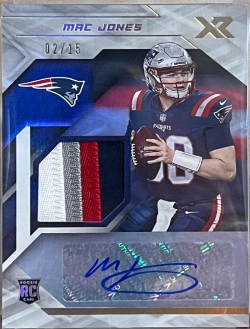 Mac Jones [Triple Swatch Autograph White] #209