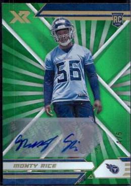 Monty Rice [Autograph Green] #167