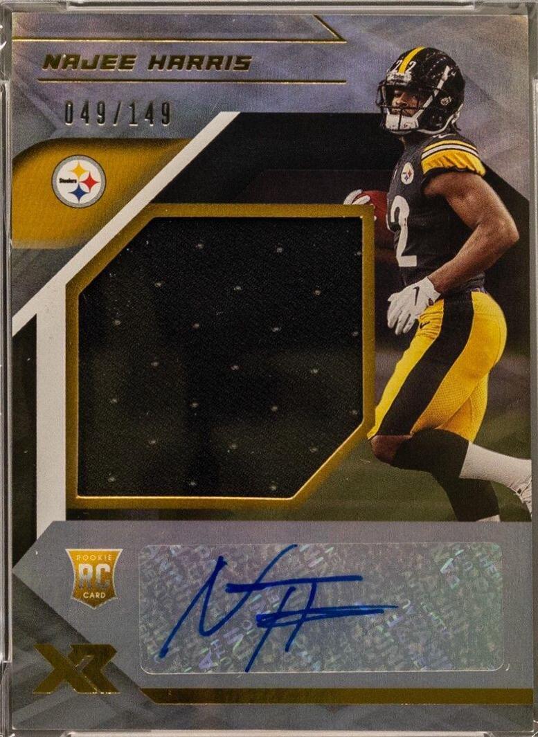 Najee Harris [Triple Swatch Autograph] #211