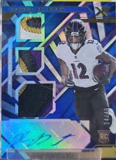 Rashod Bateman [Triple Swatch Autograph Blue] #213