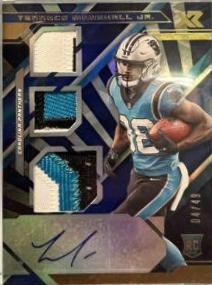 Terrace Marshall Jr. [Triple Swatch Autograph Blue] #220