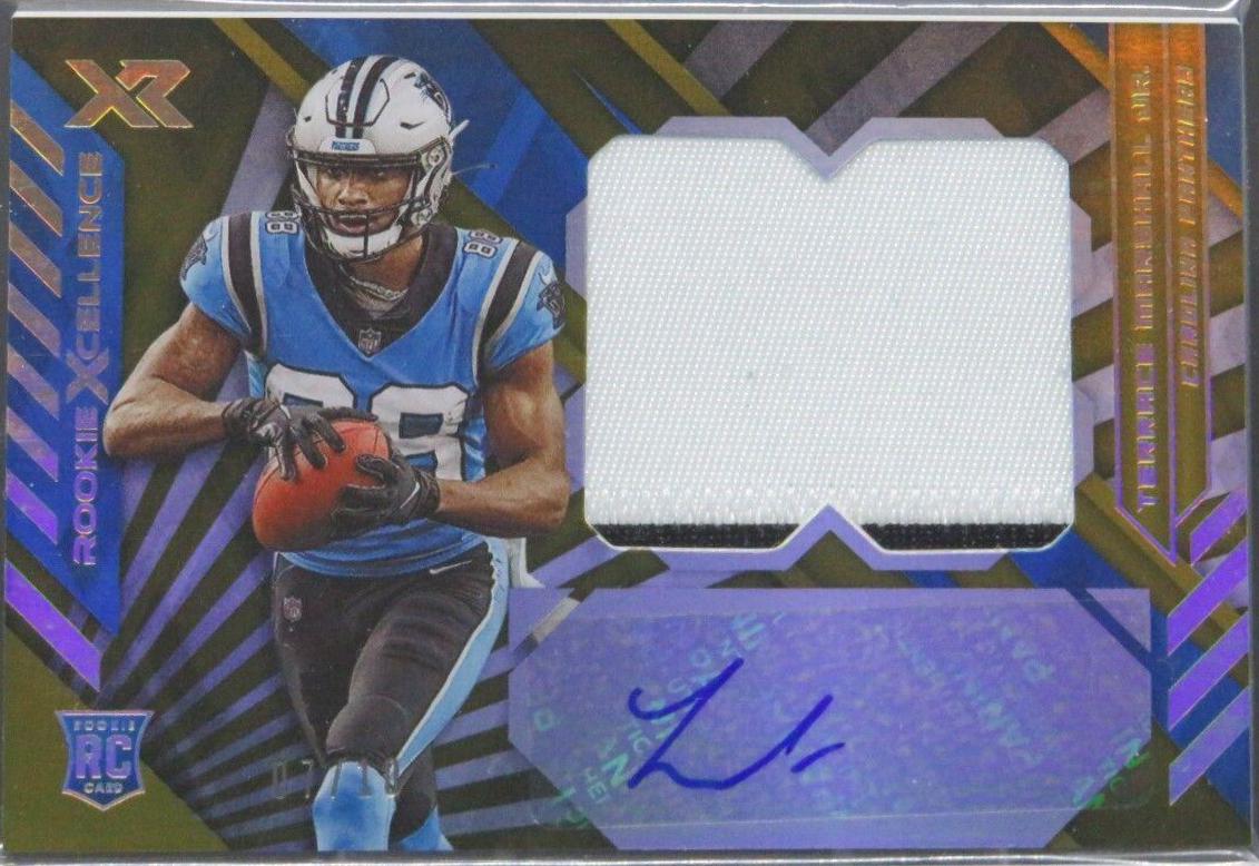 Terrace Marshall Jr. [Triple Swatch Autograph Gold] #220