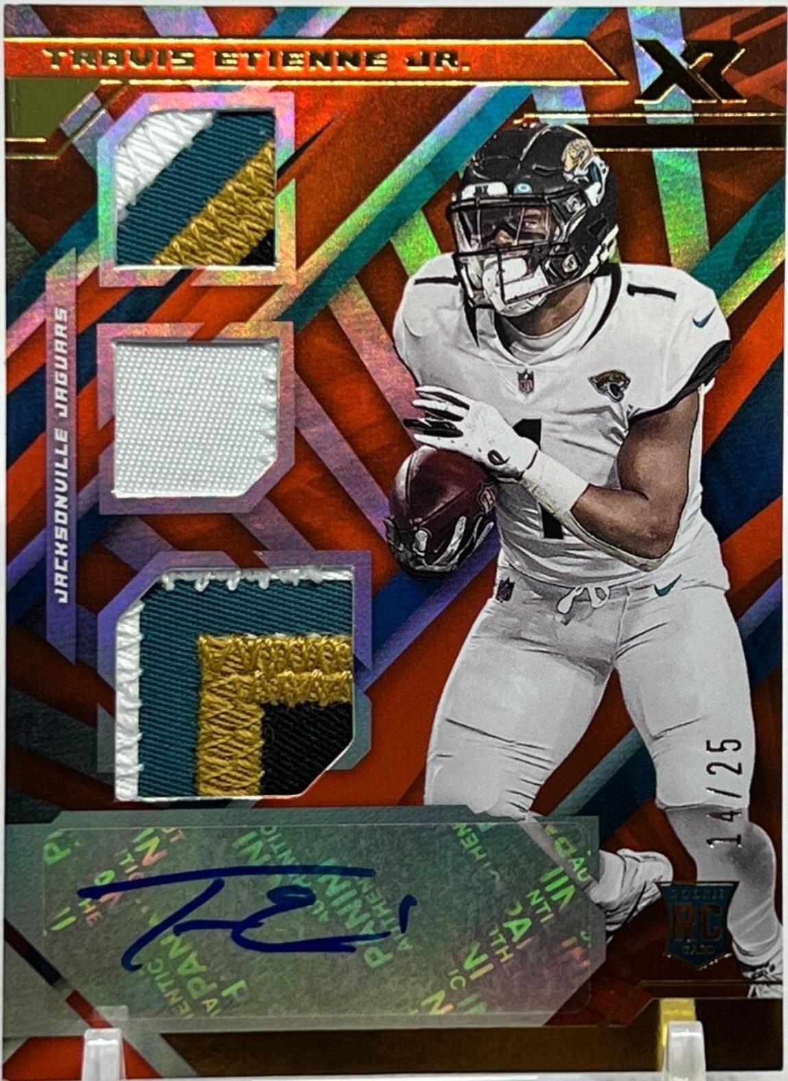 Travis Etienne Jr. [Triple Swatch Autograph Orange] #212