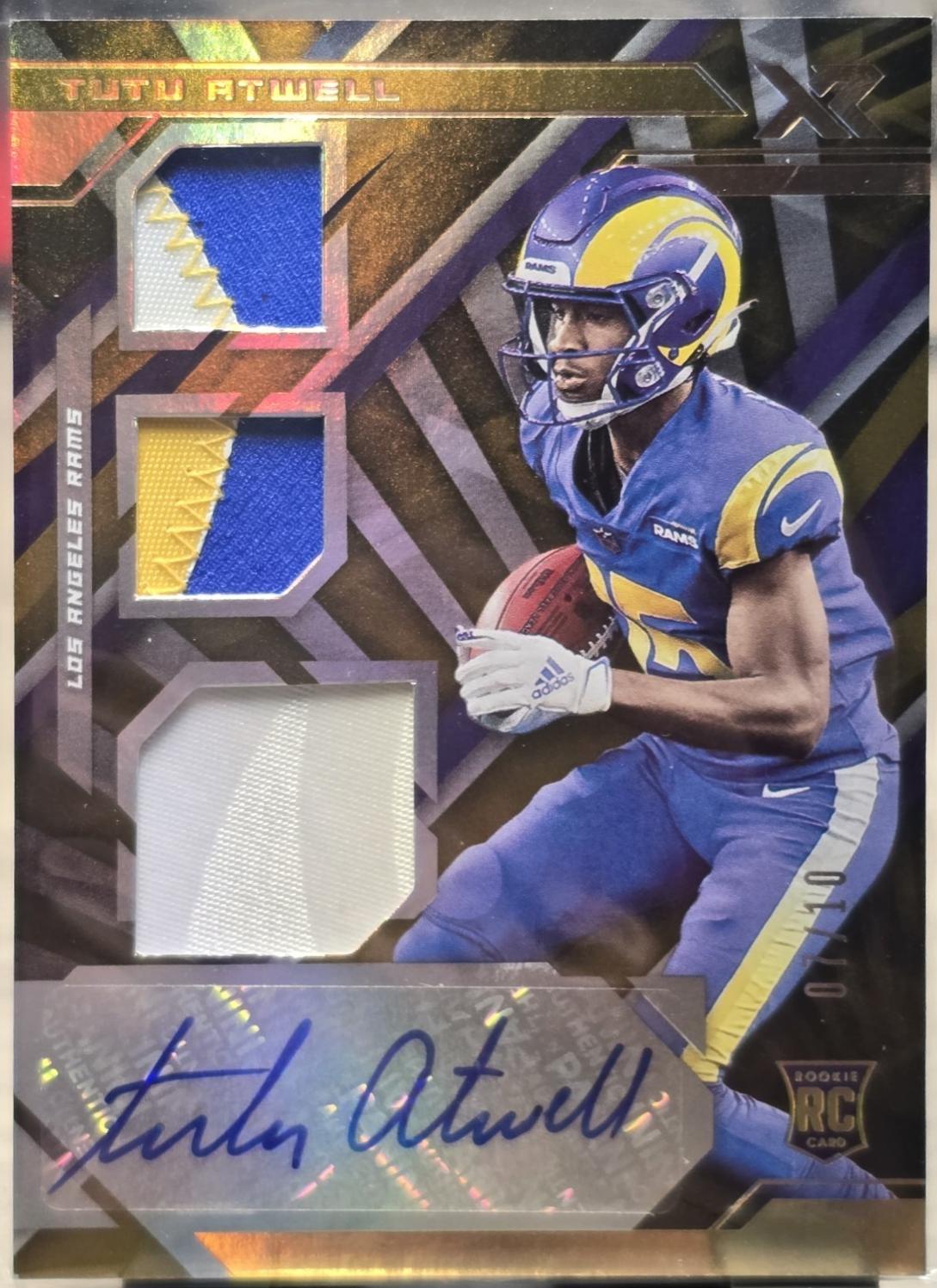 Tutu Atwell [Triple Swatch Autograph Gold] #219