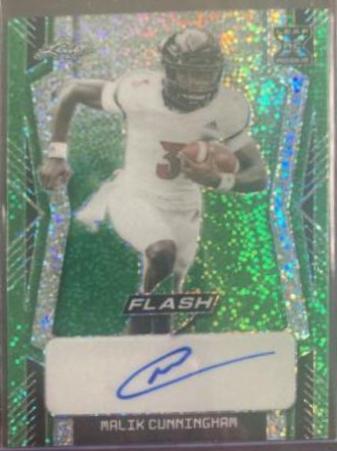 Malik Cunningham [Metalized Sparkles Green] #BA-MC1