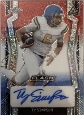 Ty Simpson [Metalized Sparkles Red White Blue] #BA-TS1