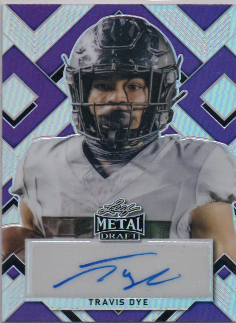 Travis Dye [Purple Prismatic] #BA-TD1