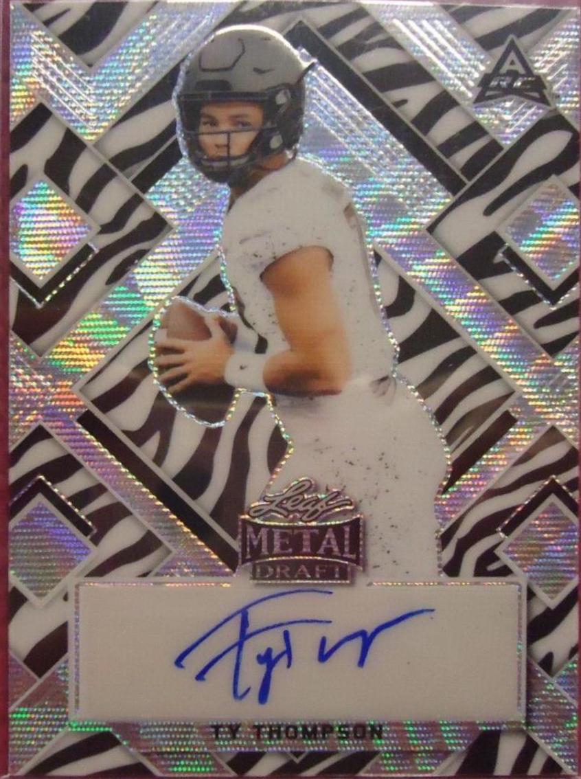 Ty Thompson [Zebra Prismatic] #BA-TT2