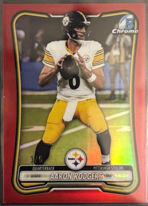 Aaron Rodgers [Red Refractor] #BCV-84