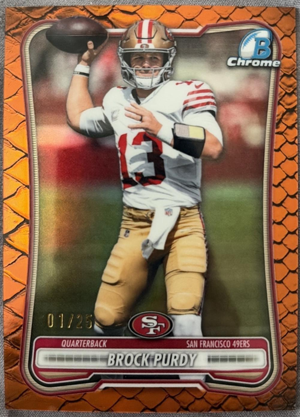 Brock Purdy [Orange Geometric] #BCV-87