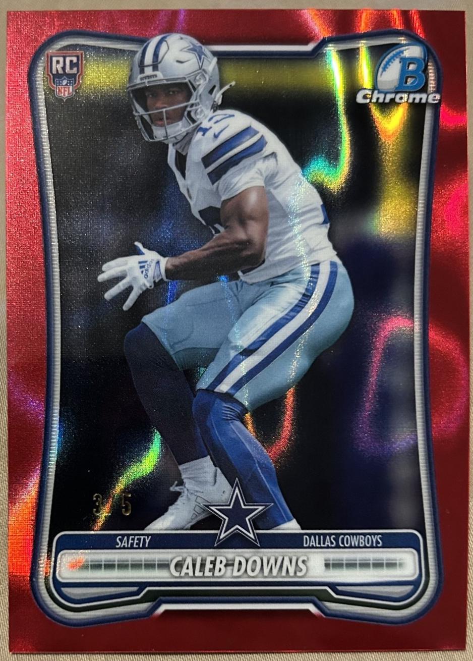 Caleb Downs [Red Lava Refractor] #BCV-195