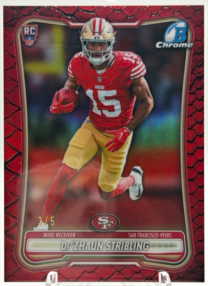 De'Zhaun Stribling [Red Reptilian Refractor] #BCV-141