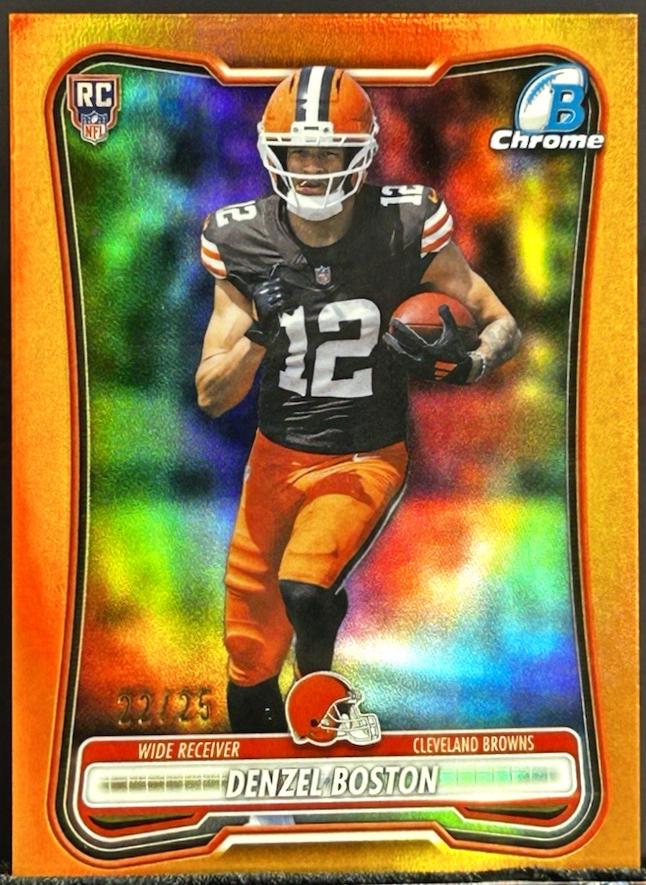 Denzel Boston [Orange Refractor] #BCV-137