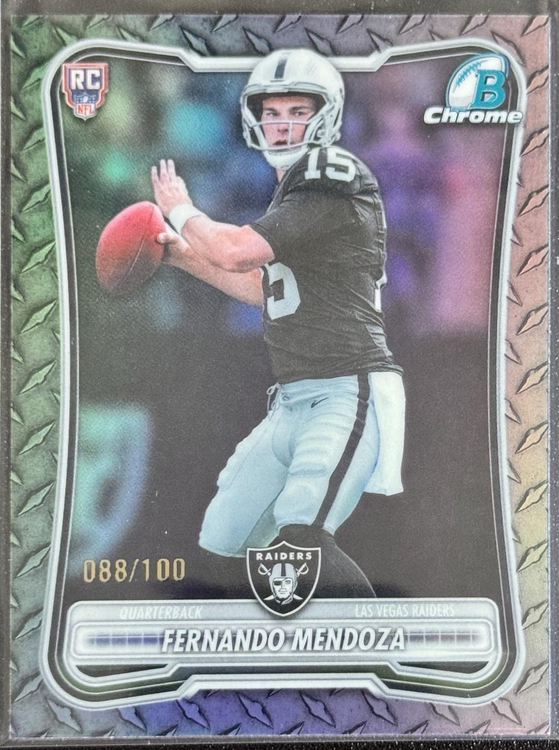 Fernando Mendoza [Steel Metal Refractor] #BCV-101