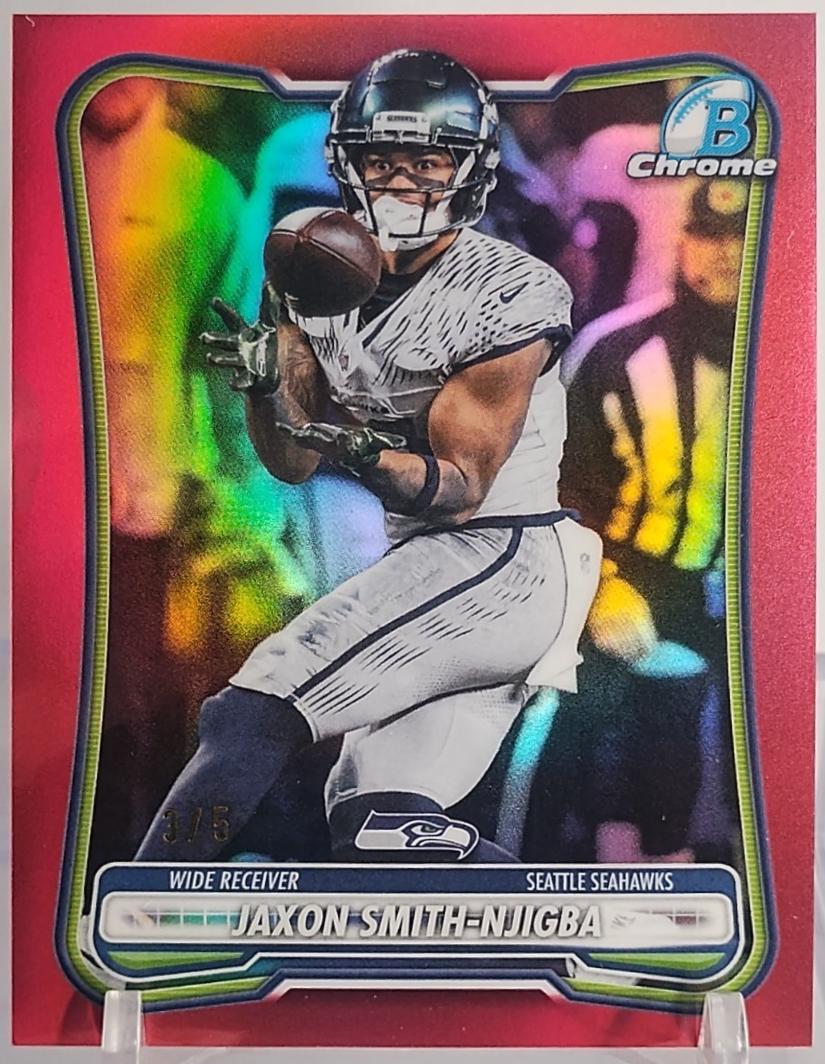 Jaxon Smith-Njigba [Red Refractor] #BCV-92