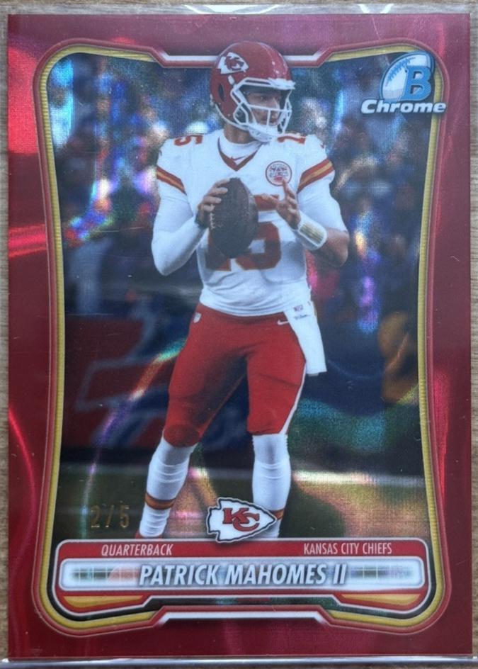 Patrick Mahomes II [Red Refractor] #BCV-54
