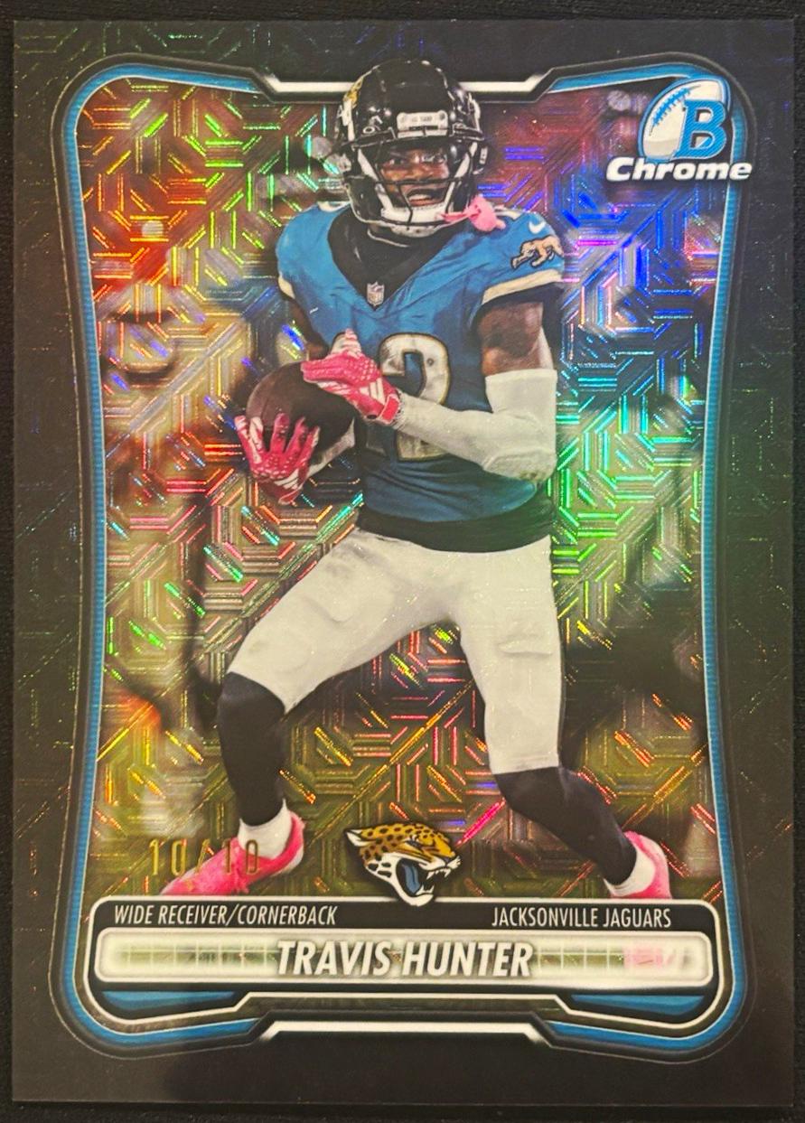 Travis Hunter [Black Geometric] #BCV-48