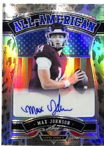 Max Johnson #BA-MJ1