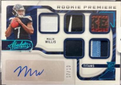 Malik Willis [Signature Spectrum Gold] #103