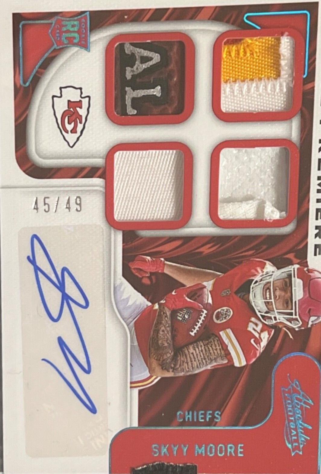 Skyy Moore [Materials Autograph Quad Spectrum] #224