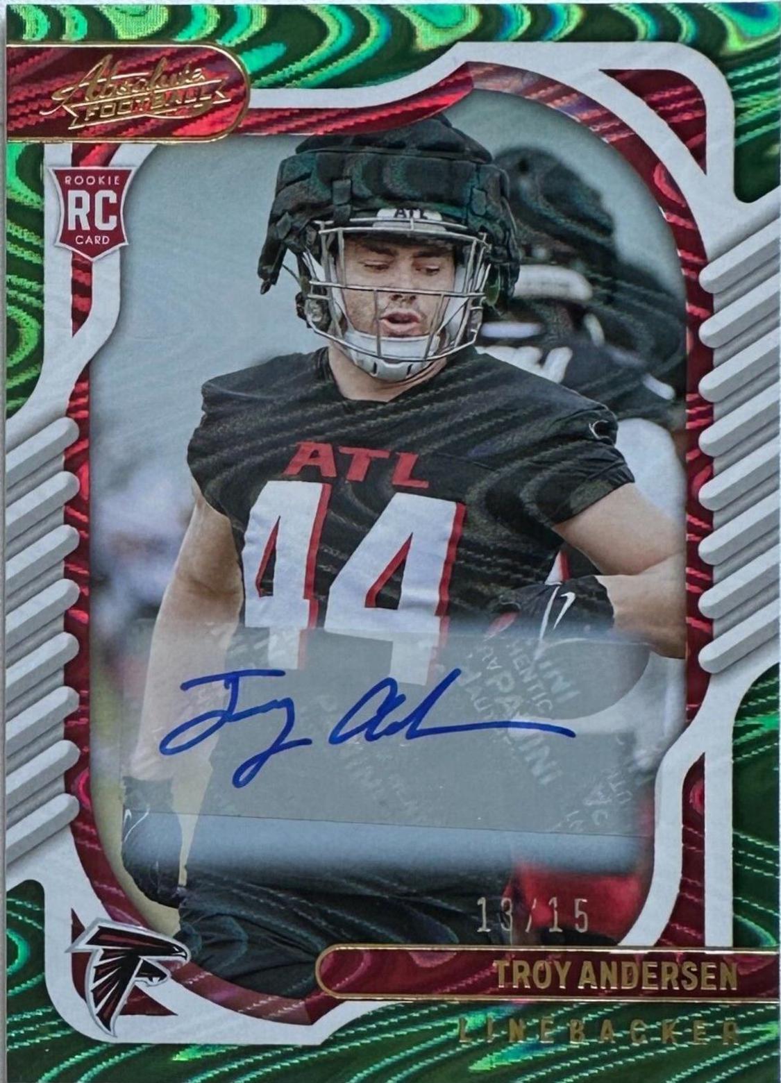 Troy Andersen [Signature Green Waves] #196
