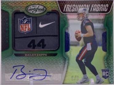 Bailey Zappe [Freshman Fabric Signature Green] #221