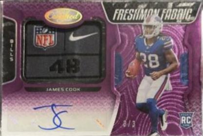 James Cook [Freshman Fabric Signature Purple Etch] #209