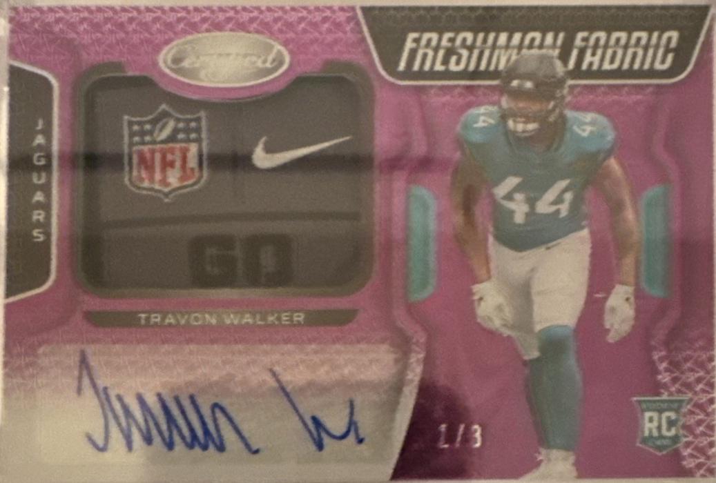 Travon Walker [Freshman Fabric Signature Purple Etch] #226