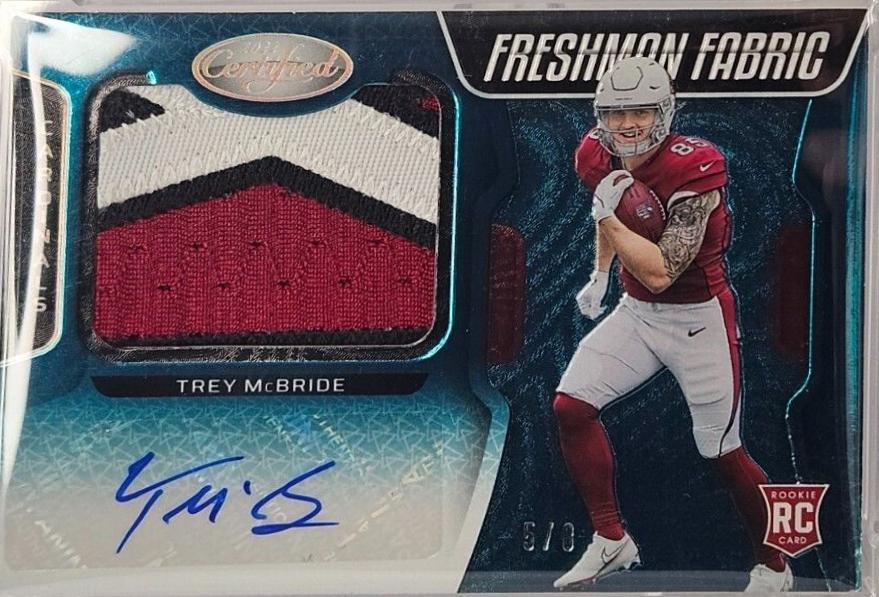 Trey McBride [Freshman Fabric Signature Teal Etch] #239
