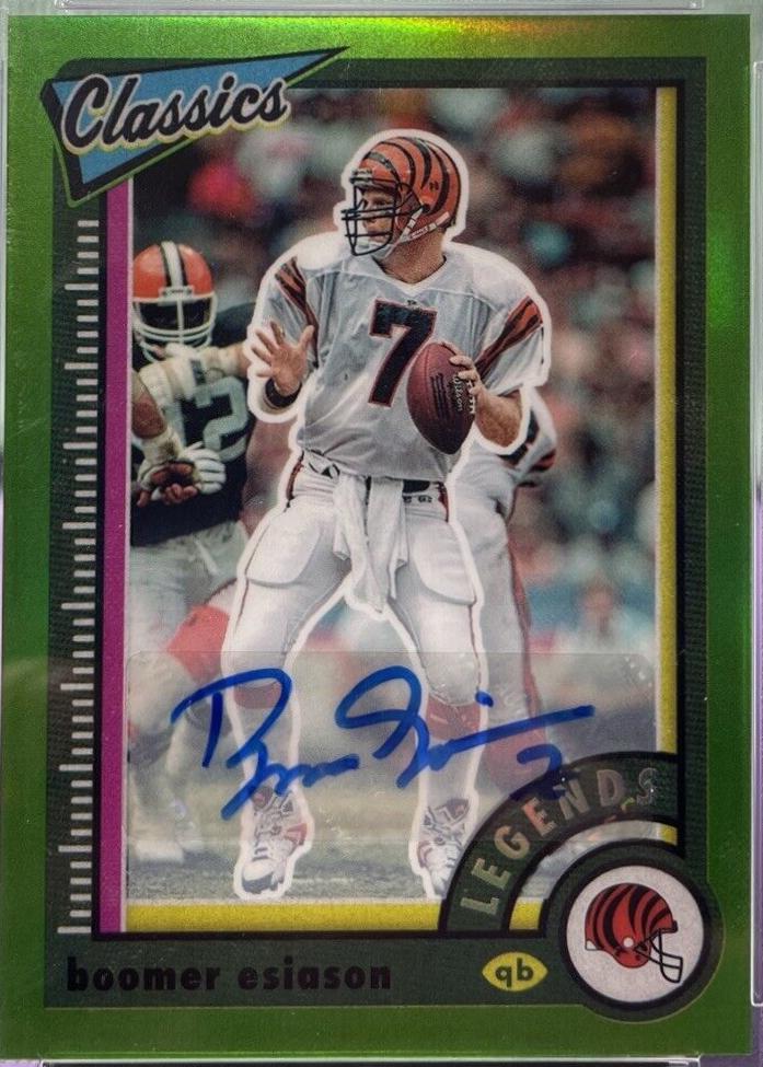 Boomer Esiason [Premium Significant Signature Green] #141