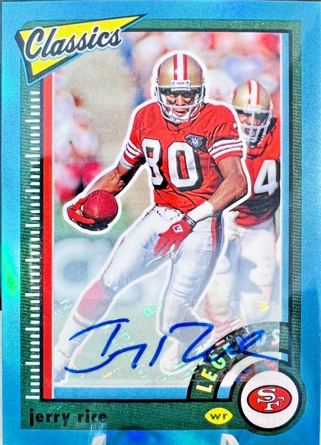Jerry Rice [Premium Significant Signature Blue] #108