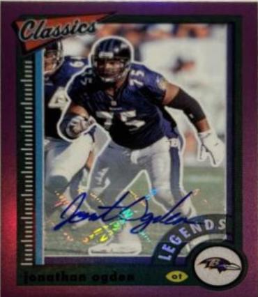 Jonathan Ogden [Premium Significant Signature Purple] #138