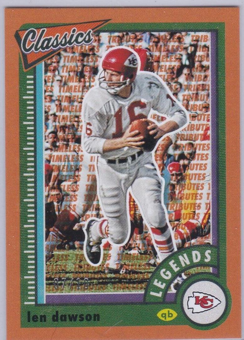 Len Dawson [Timeless Tributes Orange] #135