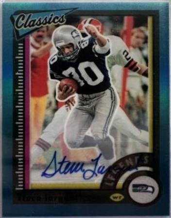 Steve Largent [Premium Significant Signature Blue] #139
