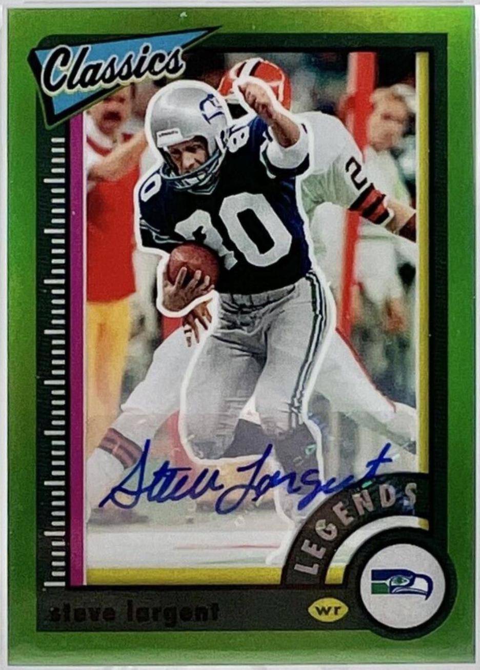 Steve Largent [Premium Significant Signature Green] #139