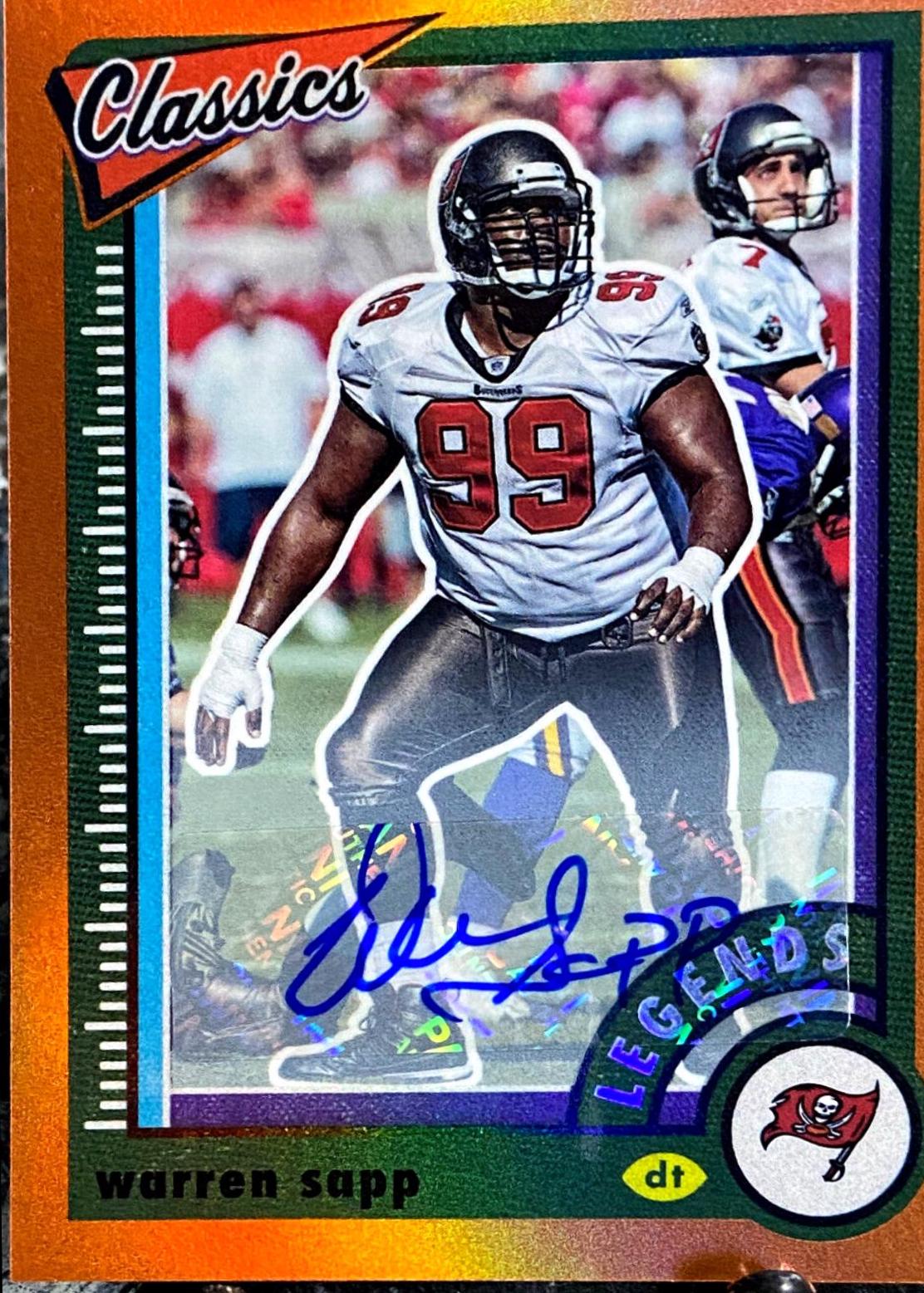 Warren Sapp [Premium Significant Signature] #132