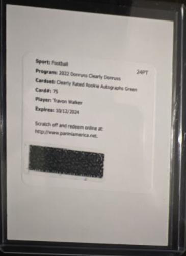 Travon Walker [Autograph Green] #75