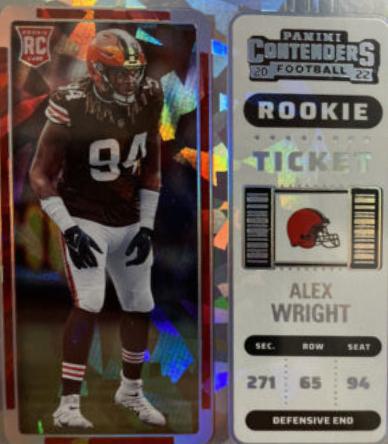 Alex Wright [Autograph Cracked Ice Ticket] #184